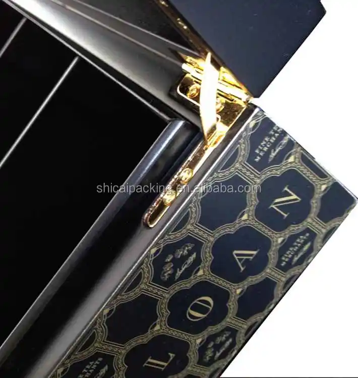 
China Factory Customized Wooden Tea Box Packaging 8 Compartments 