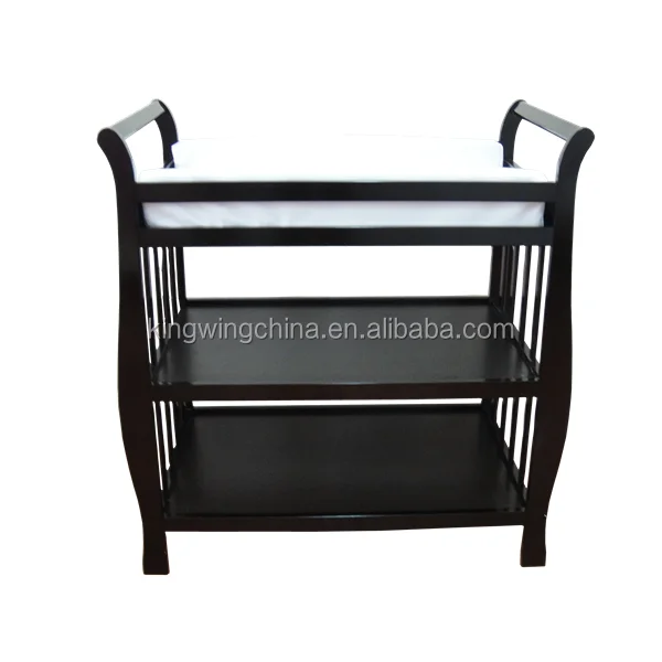 sleigh changing table