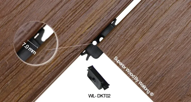 Stain resistant timber garden decking WPC flooring