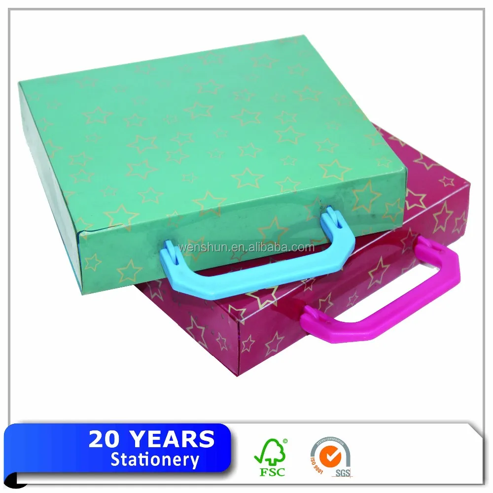 High quality plastic document box with handle