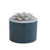 Personalized cheap wholesale tableware home goods ceramic food canister sets for restaurant hotel