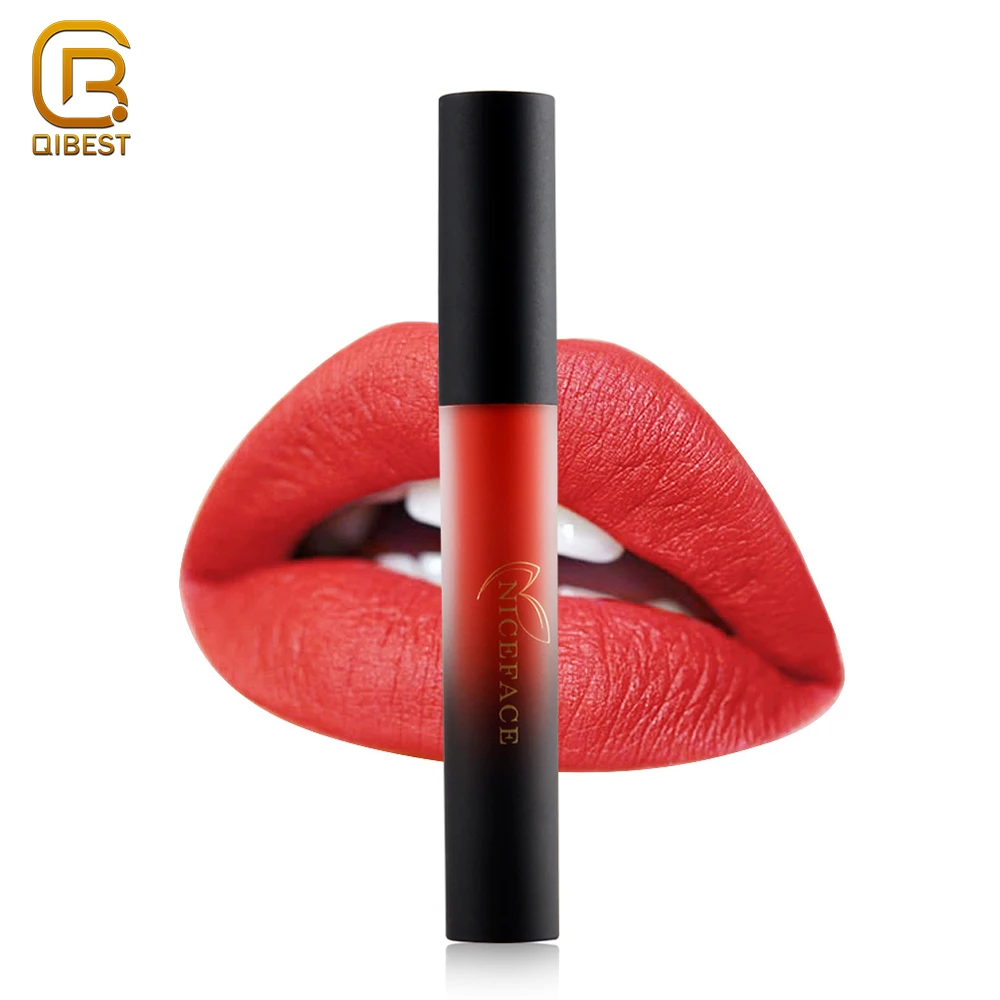 

QIBEST Makeup Moisturizing Lip Gloss Matte Lipgloss, Multicolors