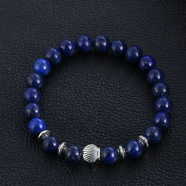 

Colorful Natural Stone Bead Bracelets For Men And Women Pulseras Mujer, As picture shows