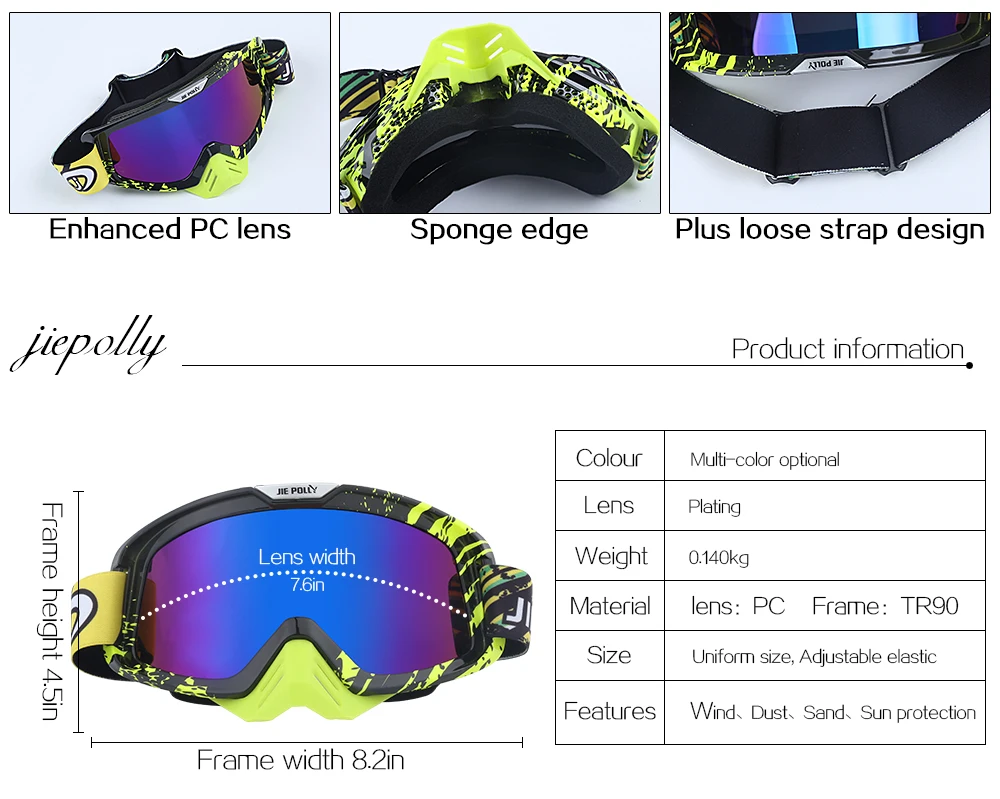 New Special Motorcycle Goggles Glasses Vintage Moto Tpu Dustproof Glasses For Motorcycle
