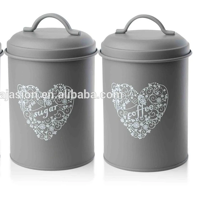 m&s tea coffee sugar canisters