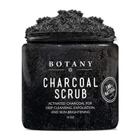 

Private label 100% natural organic moisturizing skin care face exfoliator charcoal body scrub