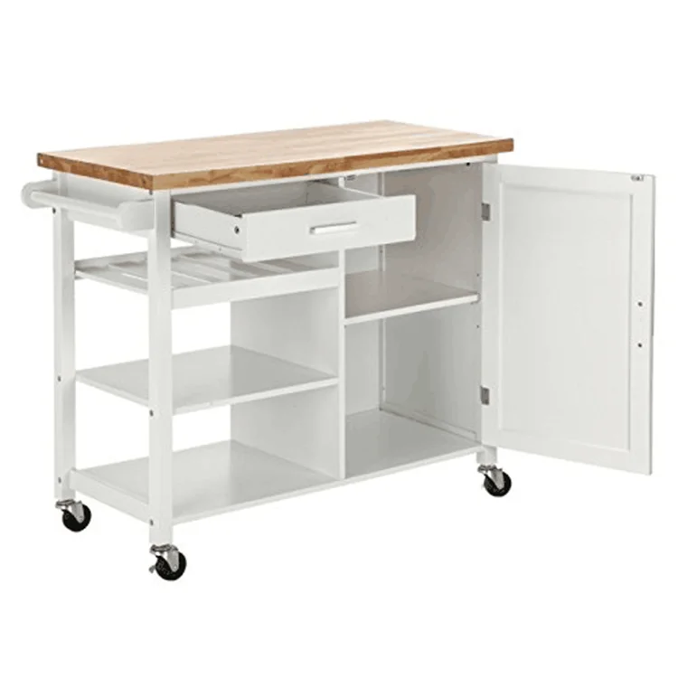 Marble Or Rubber Wood Top Small Trolley For Kitchen Buy Kitchen