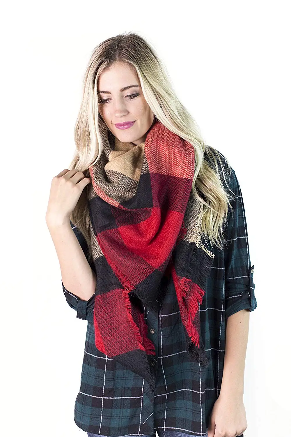 Aberdeen Plaid Blanket Scarf