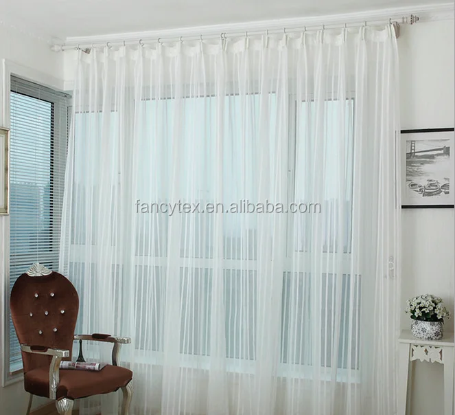 
100%polyester curtain fabric swiss voile led light fiber optic curtain voile fabric textile factory 2018 hot sale 