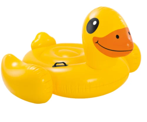 

INTEX 56286 Swimming Pool Inflatable Mega Yellow Duck Island Ride-on Float