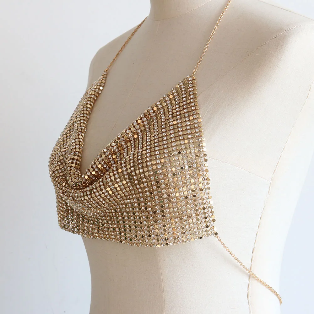 Body Chain Bra Harness Jewelry With Crystal For Women - Buy Chain Bra ...