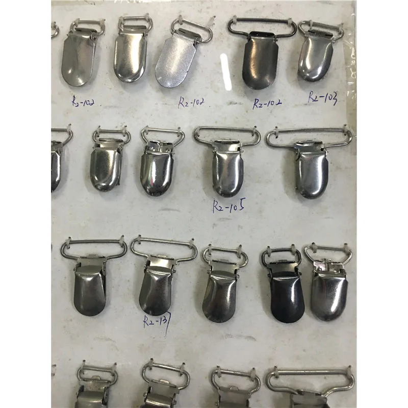 
alloy metal garment accessories hanger clip pants costume suspender clip 