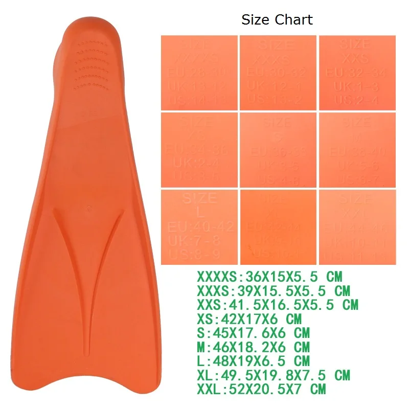 Hot Sales Silicone Fins,Skindiving Fins,Snorkeling Swim Diving Fins