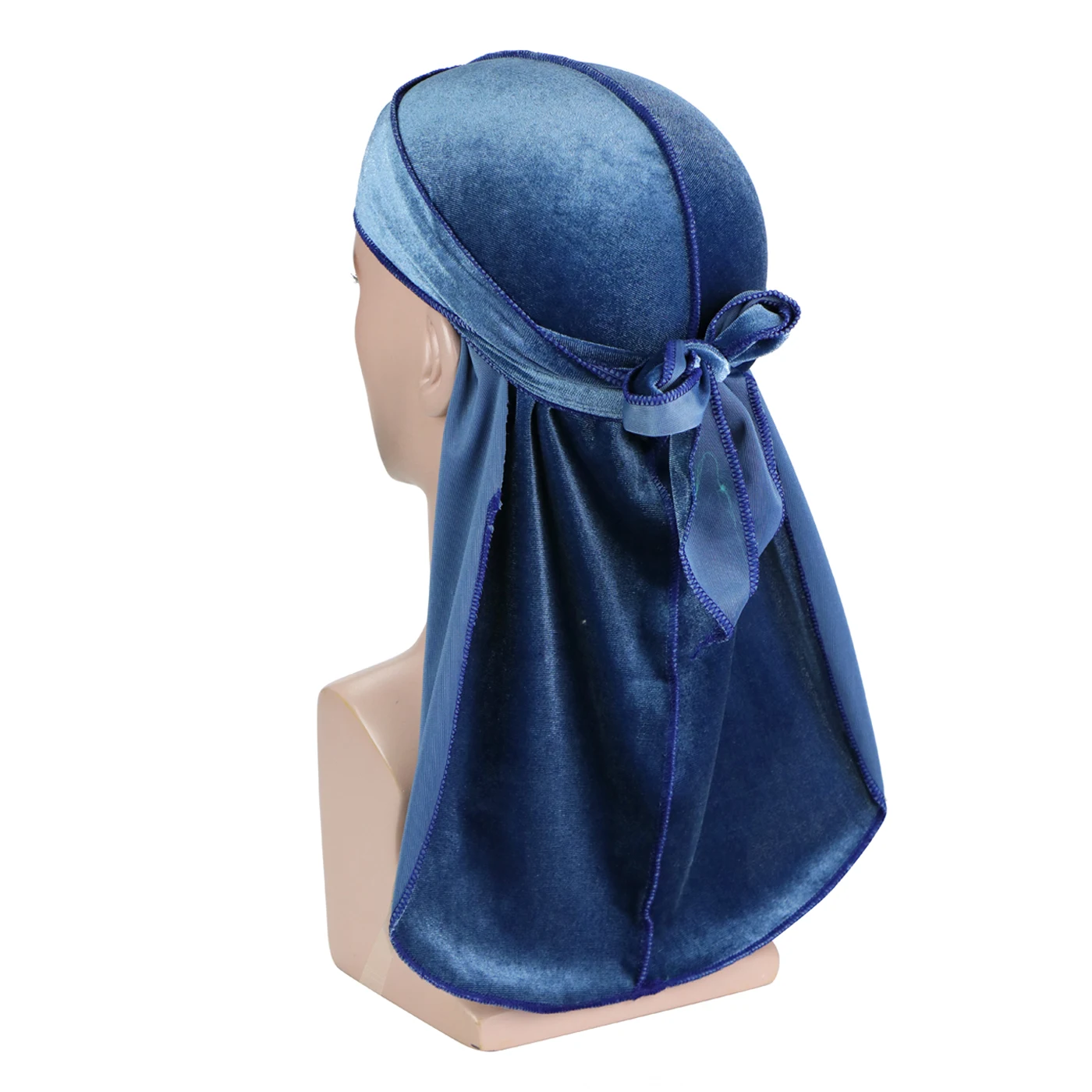 1pc Men's Velvet Durag Pirate Hat