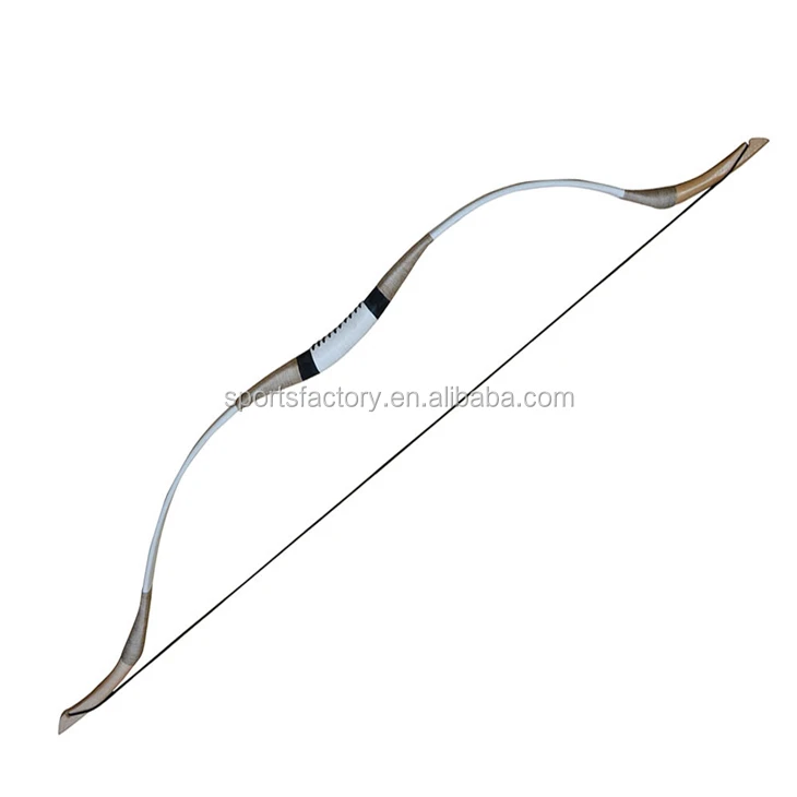 

40 lbs 136cm Chinese recurve bow cow skin leather wooden bow