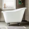rectangle camping shower room clawfoot hot freestanding enamled cast iron bathtub for sale