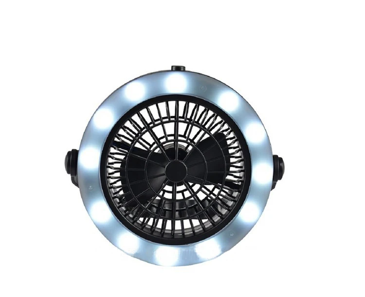 Battery Operated Mini Ceiling Fan withe Light Electric Fan