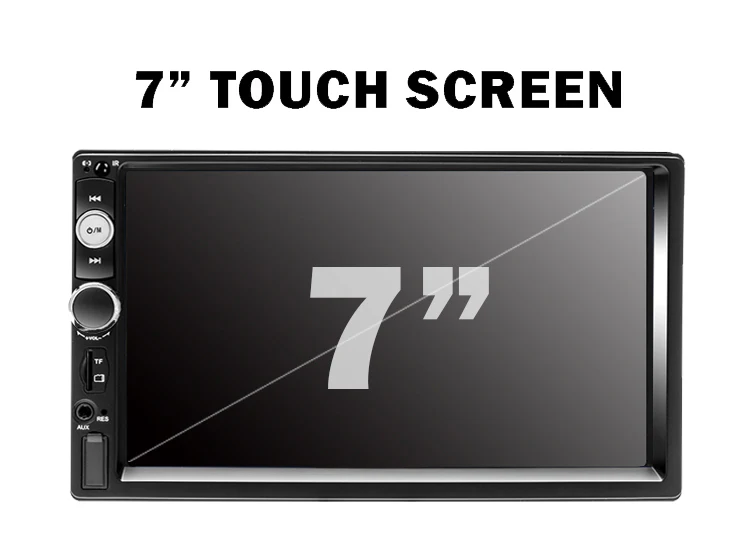 7023b 2 Din Car Multimedia Audio Player Stereo Radio 7 Inch Touch
