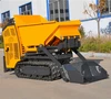 construction building machinery quick rear dumping self loading mini site dumper