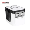 Wontravel special design travel adapter electrical plug socket smart phone usb charger