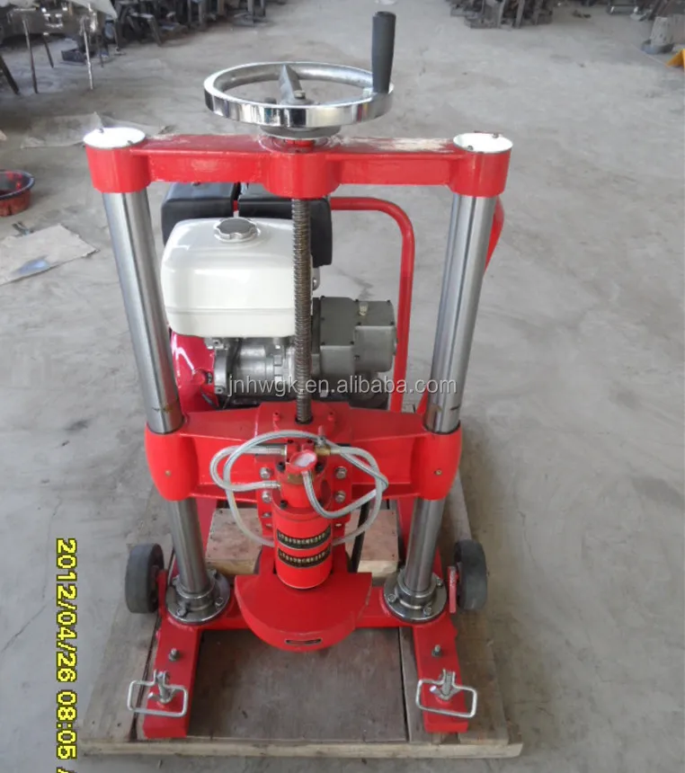 Asphalt concrete pavement core drilling machine with Core bit