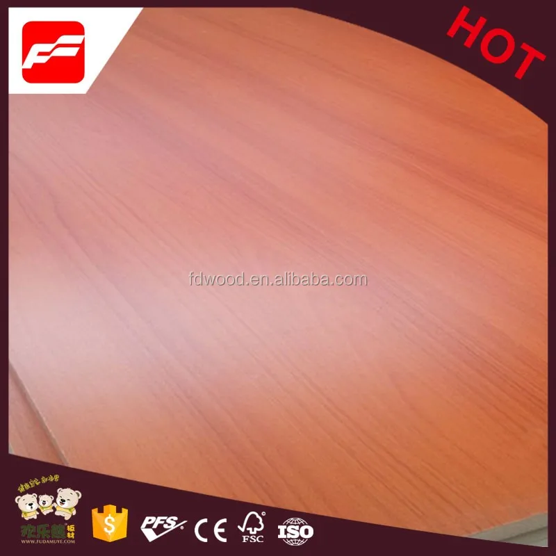 
18mm Double Sides Wood Grain Melamine Faced MDF Board 
