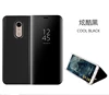 High quality plating mirror phone cover for xiaomi 6x, kickstand leather case for xiaomi A2 mobile phone