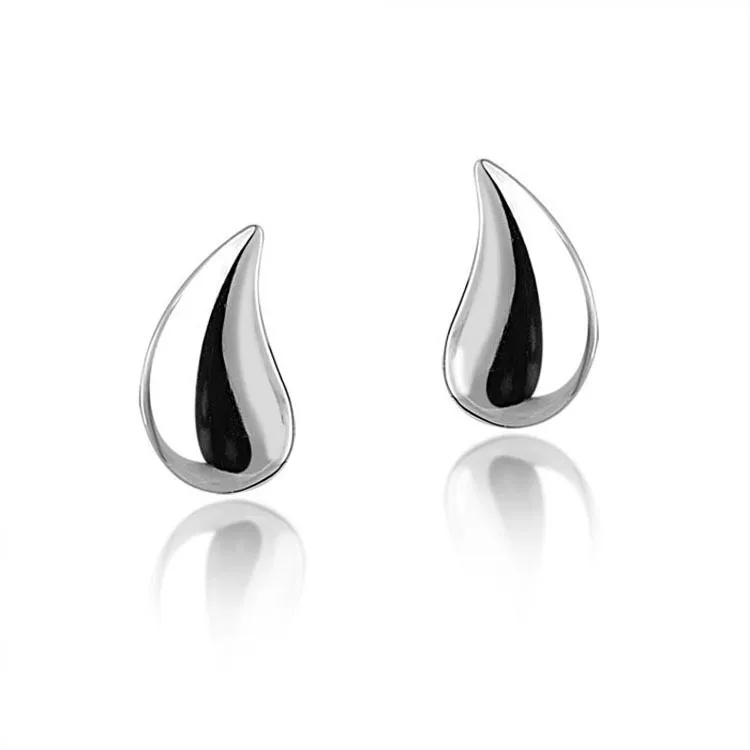 

Latest fashion 925 sterling silver earring with Water droplets shape