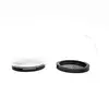 Round Plastic Size 73.6*12.5MM Mini Transparent Lid Compact Powder Puff Case