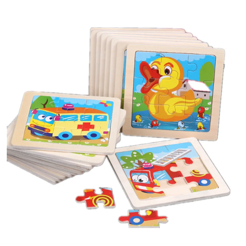 
Wooden Puzzle Jigsaw for Children Baby Educational Toy puzzles for kid  (62055256815)