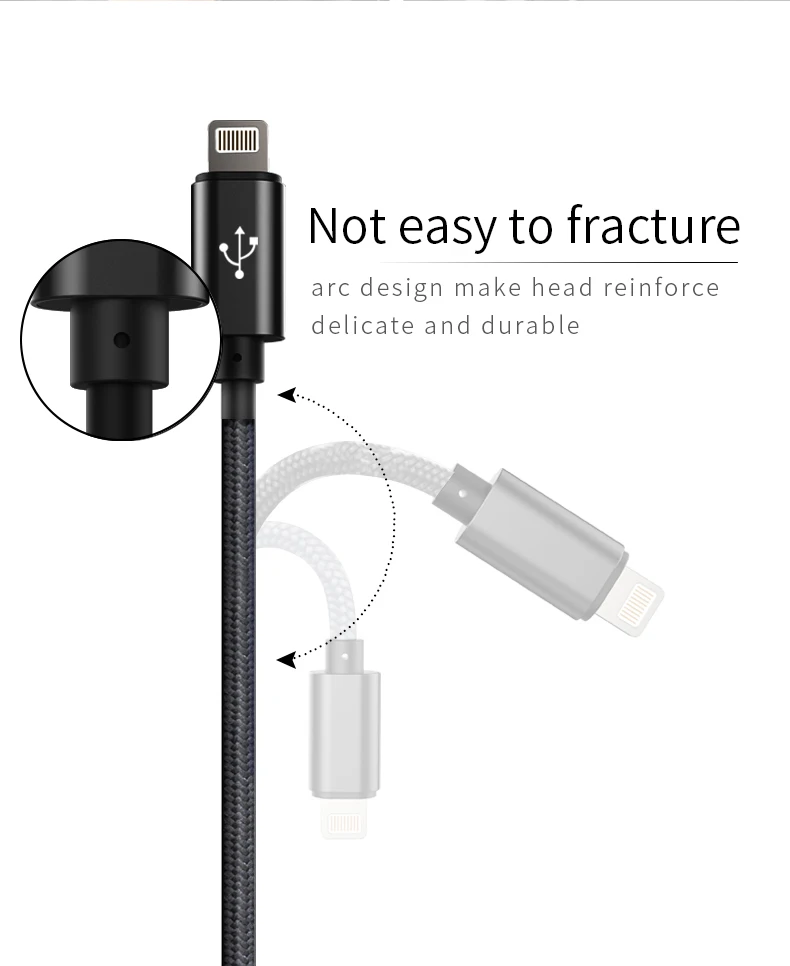 2019Laimoda Charging Fast 1.2M Long Bride cable Micro Portable Android Data Line Type-C 3 In 1 Usb Charger