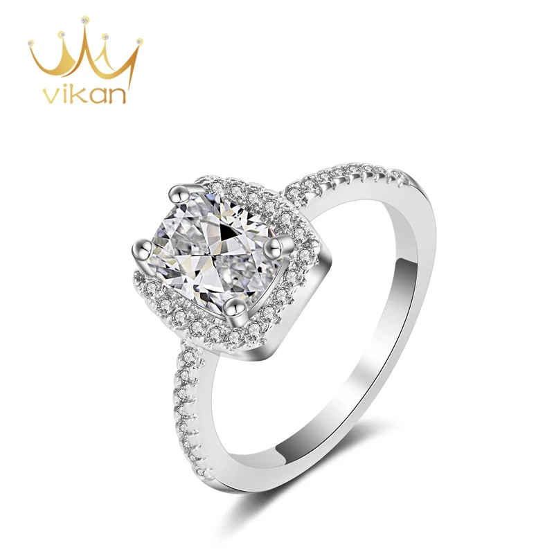 

Best diamond lady engagement wedding finger rings, Rhodium