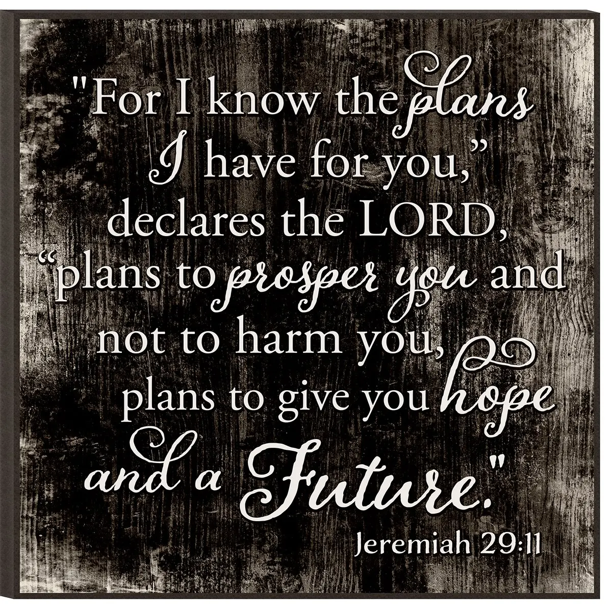 Buy Jeremiah 29 11 Wall Art For I Know The Plans Jeremiah 29 11 Wood