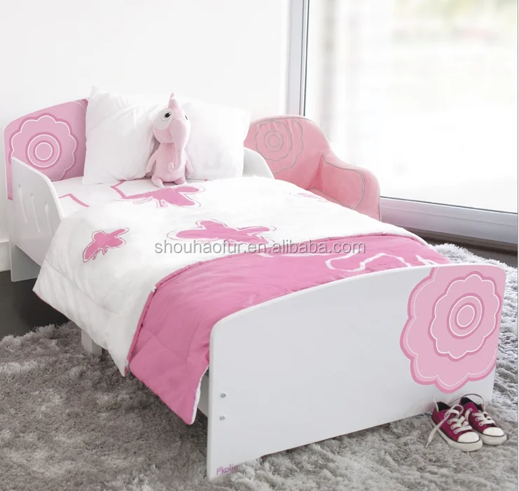 Child Bed Luxury Toddler Child Wooden Bed With Colorful Printing Child