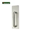 New Products Radius Corner Oval Wrought Door Pull Handle with Plate