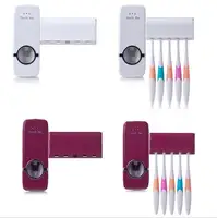 

Wholesale Stock Touch Me Automatic Toothpaste Dispenser Toothbrush Holder