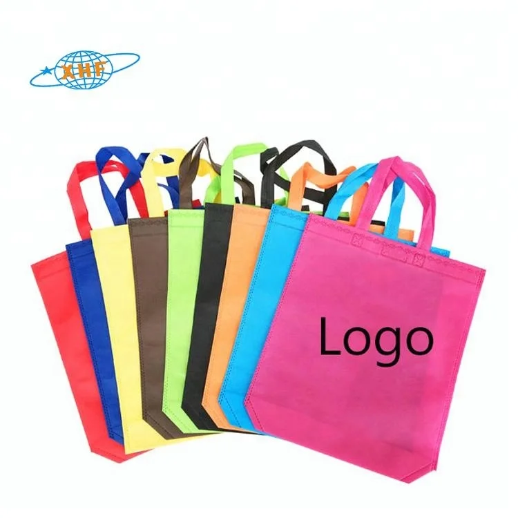 Promotional Custom Logo Printed Pp Non Woven Shopping Bag - Buy Bags ...