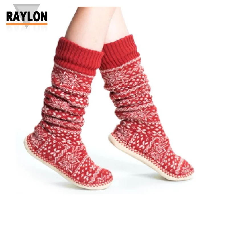 sock moccasin slippers