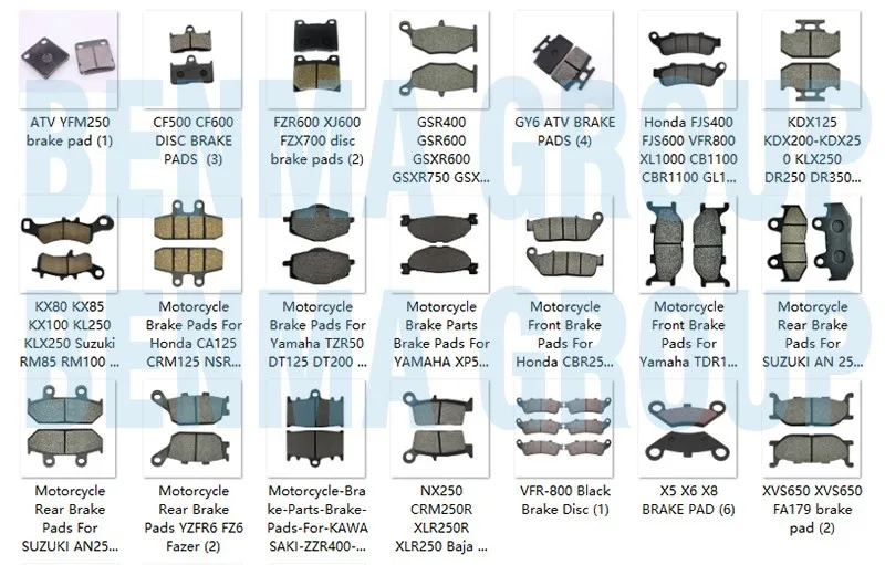 Motorcycle Disc Brake Pad Pastillas De Freno Para Fz16 Pulsar Rouder