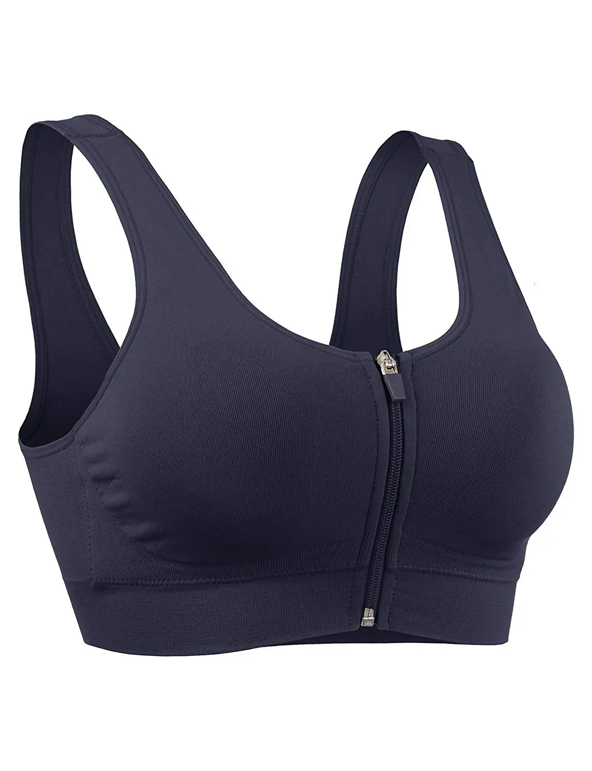 front clip sports bra