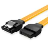 yellow sata3.0 cable straight to staigth for CD drive HDD DVD SSD data transmission