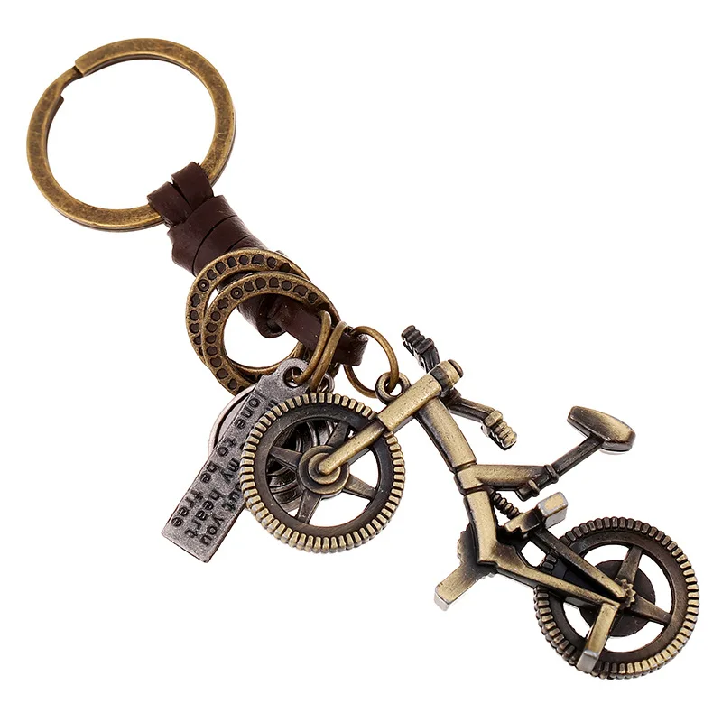 

Punk style bicycle shaped keychain for bikers