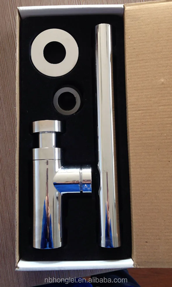 
Plastic Chrome Plated Bottle Trap For Wash Basin/Bidet TD-D84 