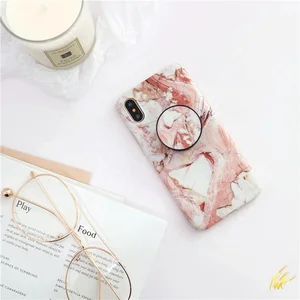 Clear Marble Phone Case iPhone X XR XS Max