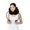 Fully Flannel Portable Inflatable Cervical Neck Traction Collar Device