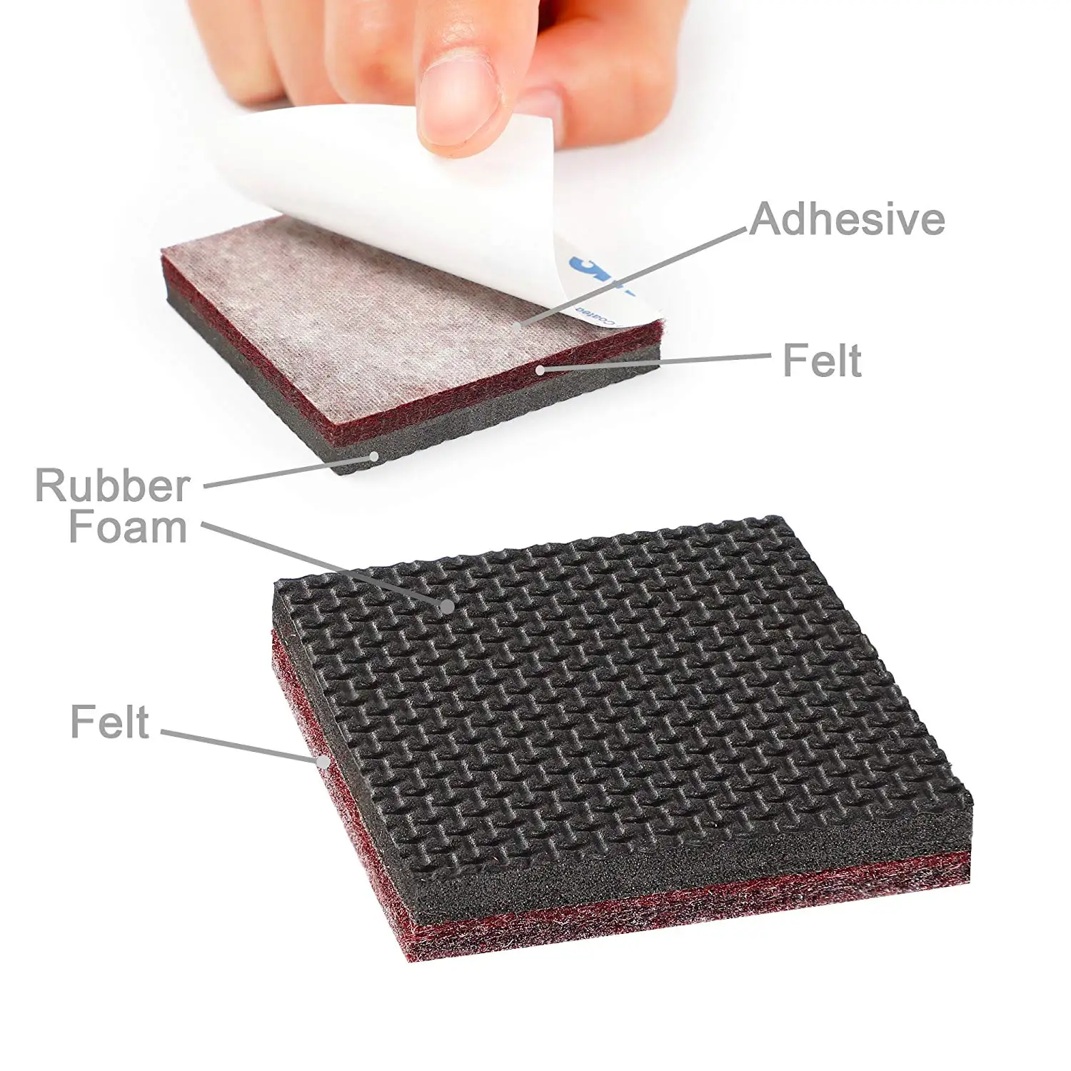 Outdoor Furniture Foot Pad,Wool Felt Pad For Furniture Protection