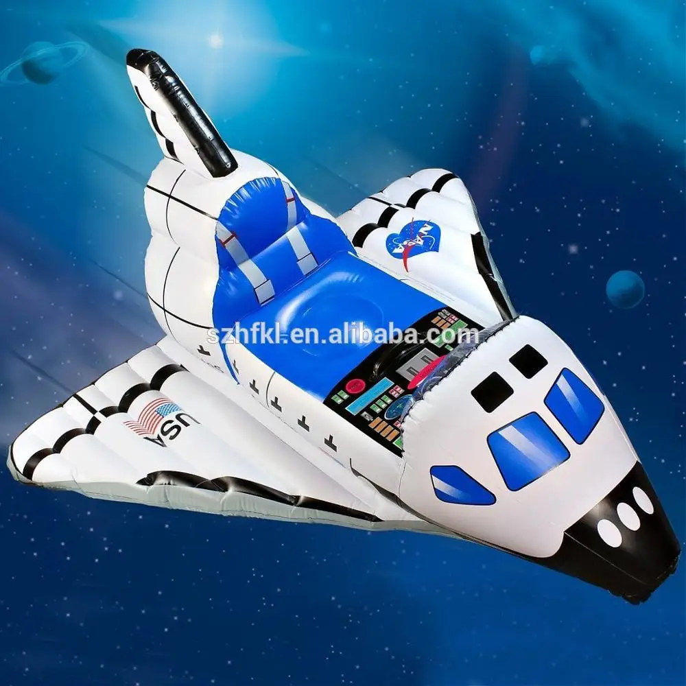 Giant Pvc Inflatable Space Shuttle Toys Swimming Pool Floats Rideon Toys For Kids Buy Space