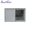 AS2047 double glazed windows aluminium frame sliding glass window with mosquito net