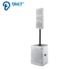 Double 6 inch passive small PA indoor column audio system speaker