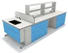 lab furnitures sale science wood-steel laboratory tables work bench with drawers